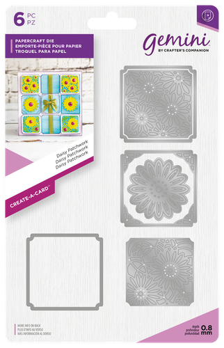 Crafters Companion - Géminis - Patchwork Troqueles Tú eliges NUEVO - Imagen 4 de 10
