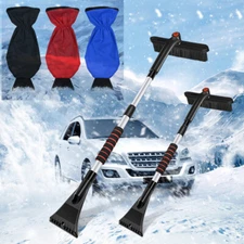 For Car Truck Windshield Remover Scraper Car Ice Scraper with Snow Brush Glove