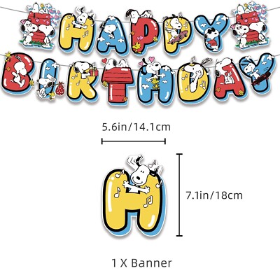 C-Bn-0033 Happy Birthday Banner – Riesiges Stoffbanner 185 X 90 Cm, Polyester, Mit Bändern Zum Aufhängen