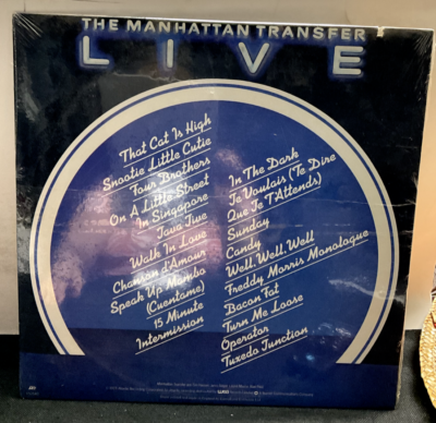 A72 The Manhattan Transfer: Live, 1978 Atlantic Records K 50540