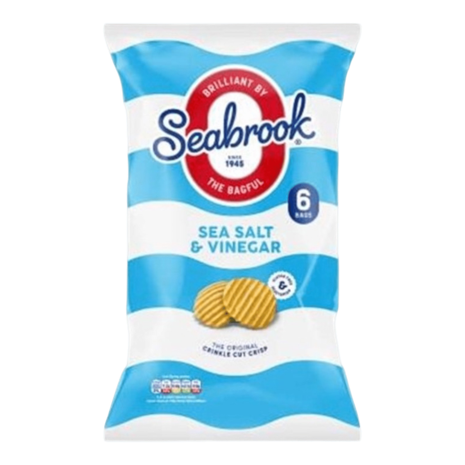 Seabrook Sea Salt & Vinegar Multipacks - 6 x 25g