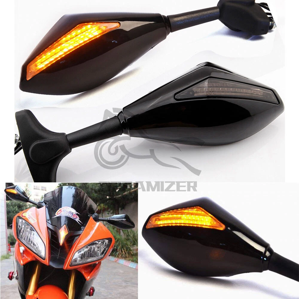 Motorcycle LED Turn Signals Side Mirrors Fits Suzuki Katana GSX 600 650 750  1100 | eBay
