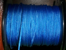 Blue BCY #24 D Loop Rope Release Material Sample 1' 3' 5' 10' 25' 50' 100' 
