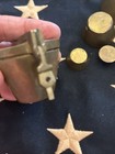 Antique Brass Apothecary Graduated Nesting Cup Weights Set of 6 — photo 9