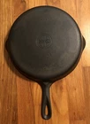 Vintage GRISWOLD No. 8 Small Logo Cast Iron Skillet 704J Erie, PA (Spins)