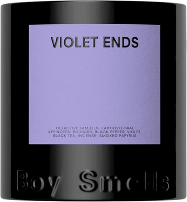 Boy Smells Violet Ends Candle - 8.5 Oz - Aromatic Candle for Home with Rhubarb,