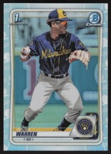 2020 Bowman Draft #BD-97 Zavier Warren Chrome Refractor