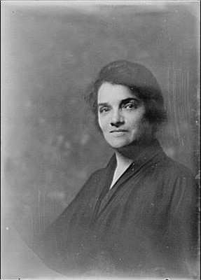 Photo:Farkasch Miss Portrait Photograph 1919 Sepia Studio Headshot