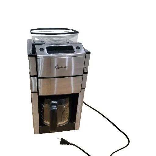 Capresso 487 CoffeeTeam Pro Glass 12-Cup Coffeemaker with Grinder - Used 08 - Image 2 of 4