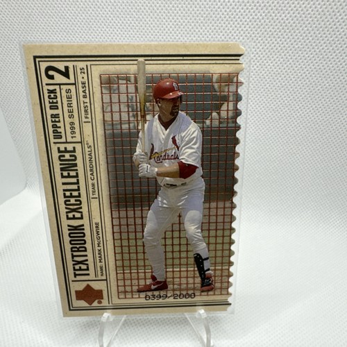 Mark McGwire [Double] #T21 1999 Upper Deck Textbook Excellence card