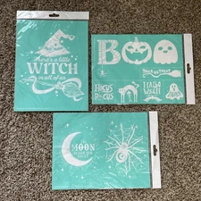 Chalk Couture Halloween Transfers Lot of 3 New!