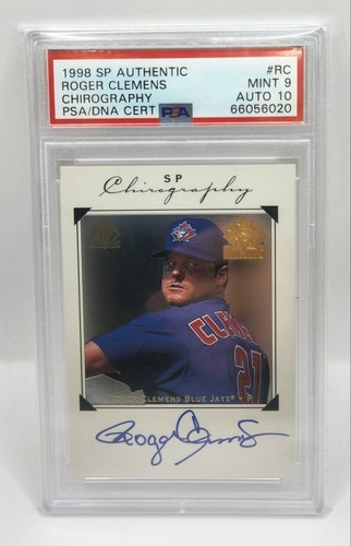 Roger Clemens #RC 1998 SP Authentic Chirography card