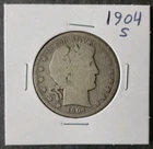 1904 S 50c Barber Silver Half Dollar