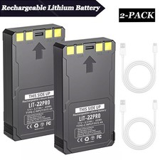 2-PACK 6370mAh LIT-22 Battery for SPYPOINT Flex-M Flex-Plus Flex-S Trail Camera