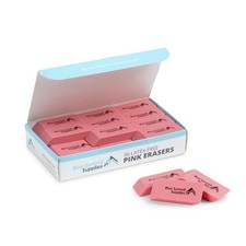 Pink Erasers, Bulk Erasers for Art, School, and Office Use, Classroom Set, 36...