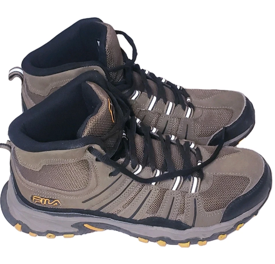 Zapatos de senderismo Fila marrón para hombre talla 7 camping al aire libre equipo de otoño  Foto 4 de 4