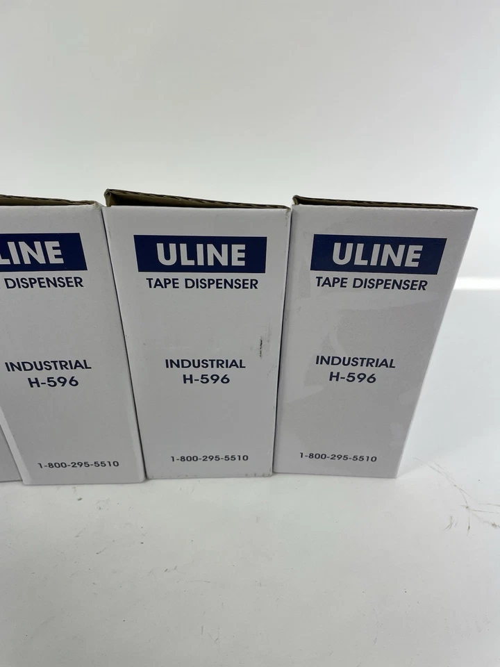 Lote de 4 pistola dispensadora de cinta de mano con cargador lateral industrial Uline H-596 nueva en caja Foto 4 de 4