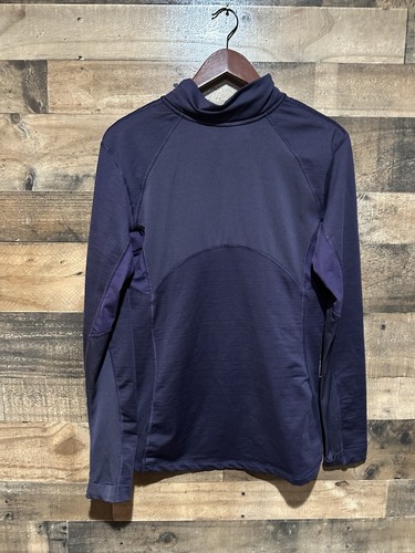 Nike Pro Hyperwarm XL Lila 1/4 Zip Langarmshirt Damen - Bild 2 von 2
