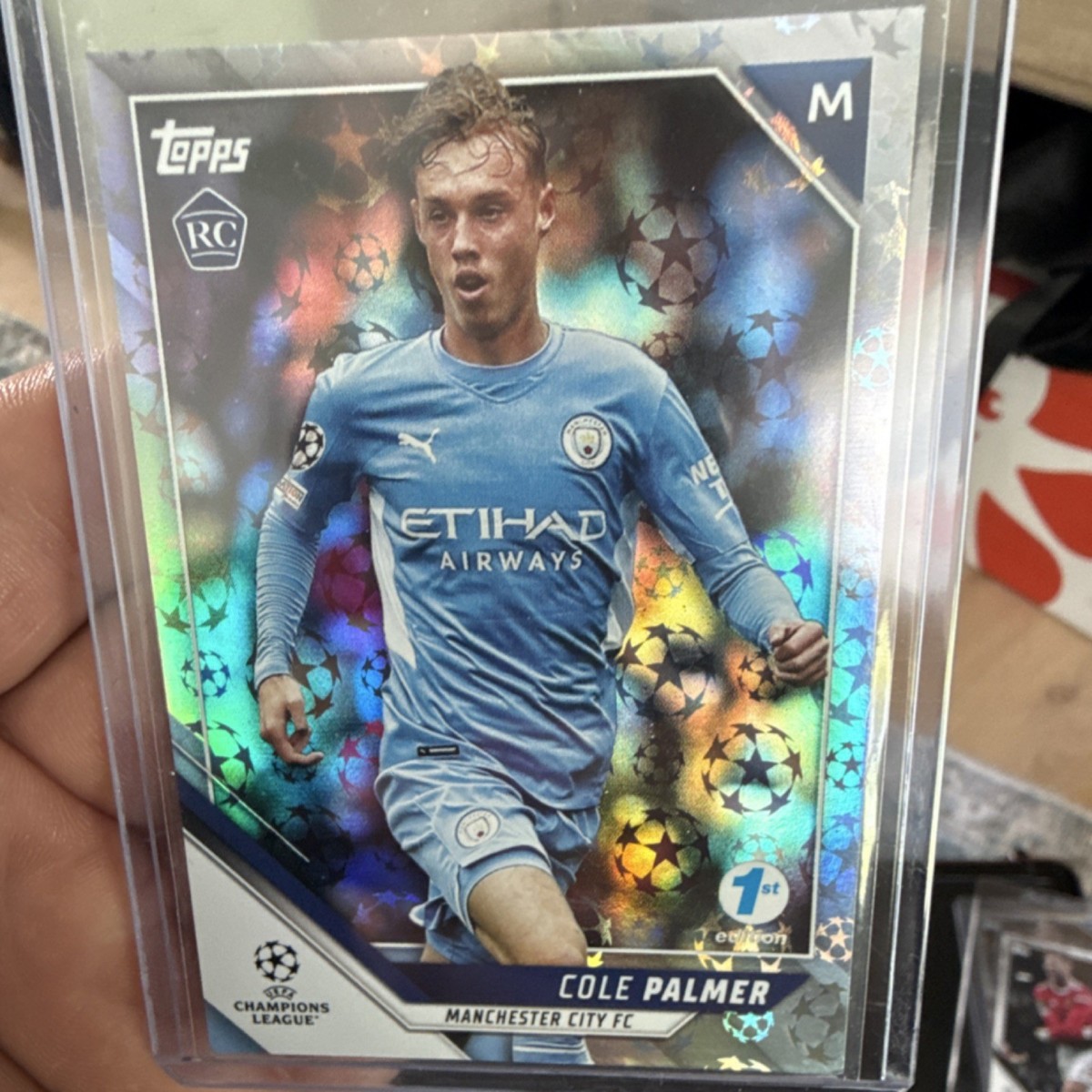 Starballパラレル 12枚 2021-22 topps UEFA CL 2021-22 Topps UEFA Champions League Cole Palmer Rookie Starball