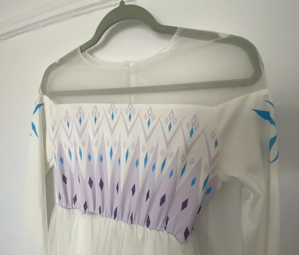 Frozen 2 Vestido Elsa Disfraz Niños Talla L Halloween Foto 2 de 4