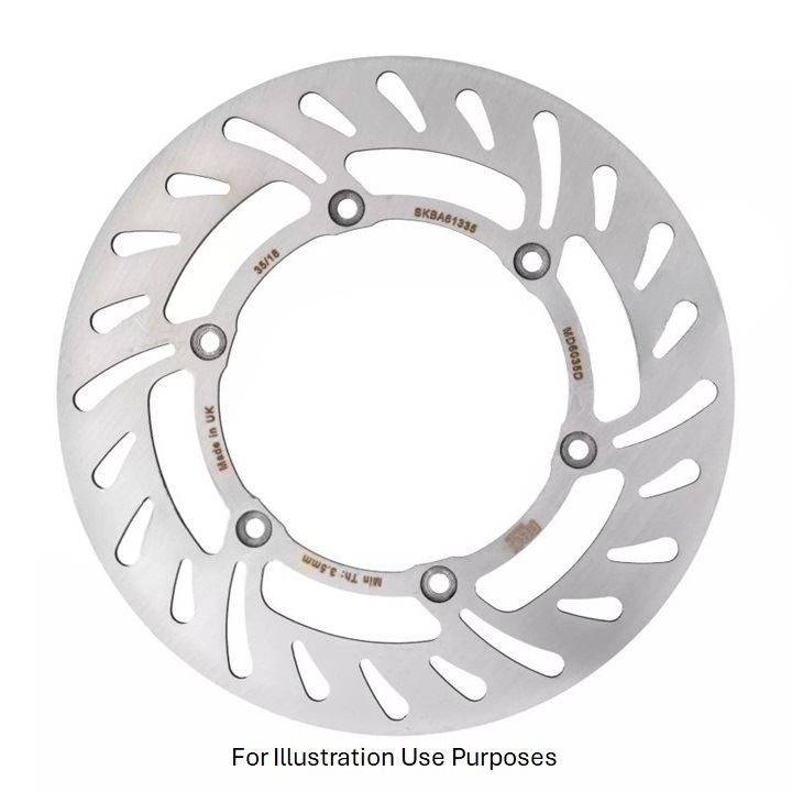 EBC MX/ATV/END Solid Rear Brake Disc RRHS for KTM SX 380 Upside down 2000 - 2003