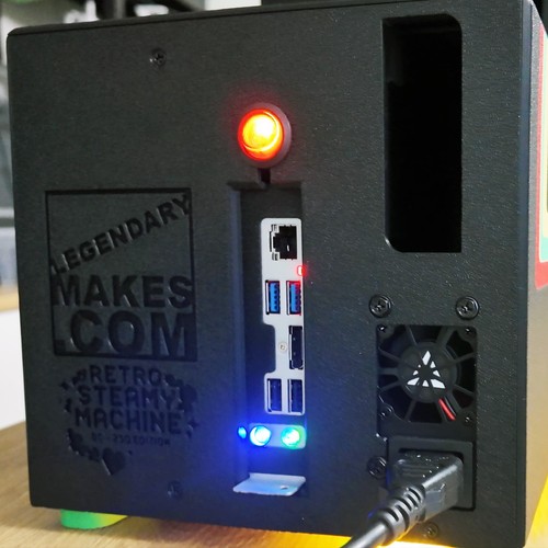AMD BC-250 Retro Steamy Machine Case: Modular Push-Pull Fan Gaming ...