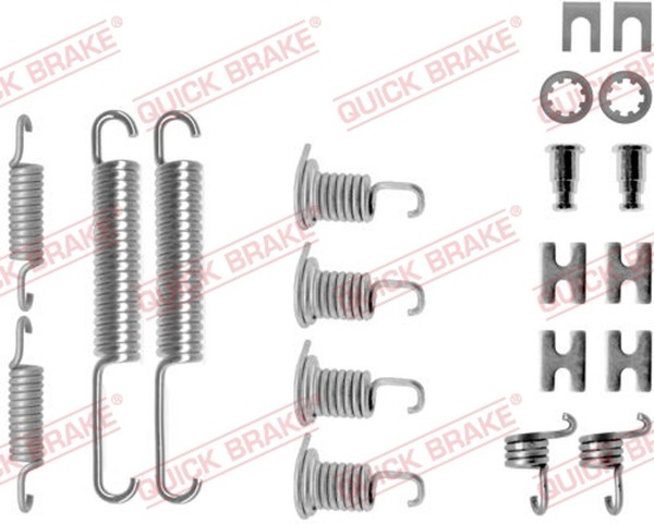 Quick Brake ZubehöRsatz Bremsbacken 105-0702R FüR Peugeot J7 J9 Bus-image