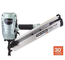 Lightweight Aluminium Pneumatic 30-34° Framing Nailer Toolless Adjustment Dial
