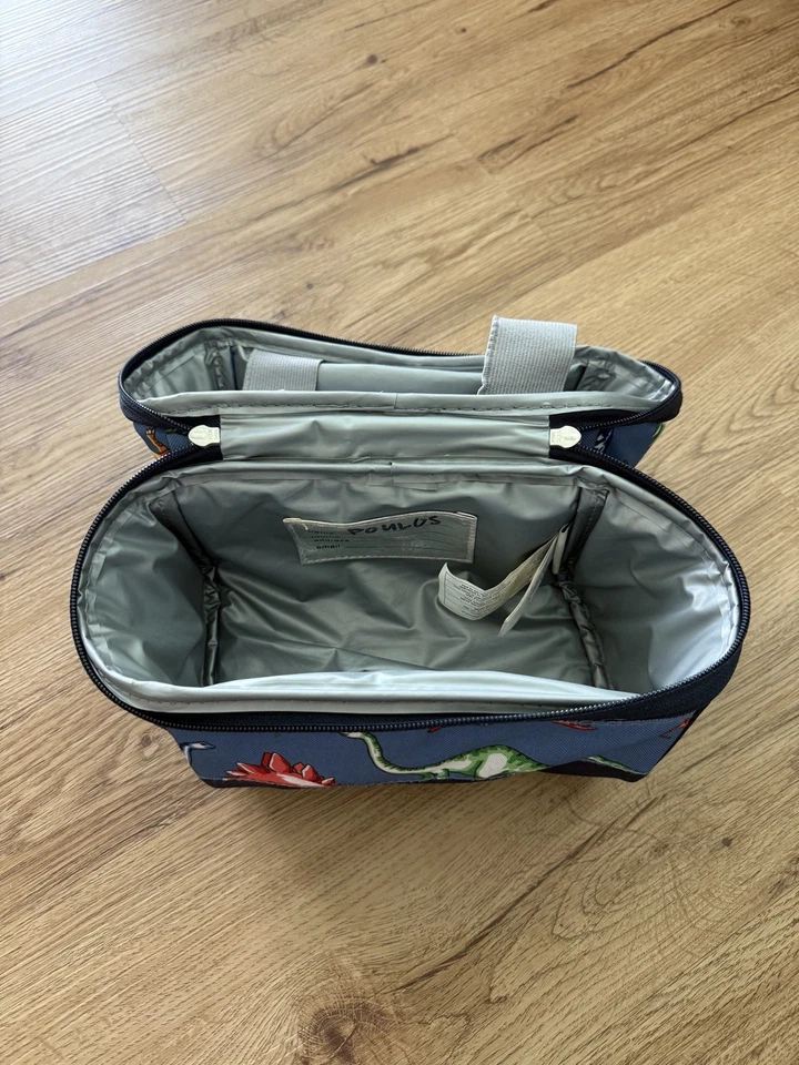 Pottery Barn Kids Blue Dinosaur Print Backpack and Lunchbox - Image 4 of 4