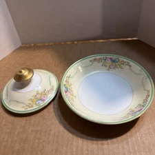 Meito Floral 1 Sugar Lid And Berry Bowl Japan