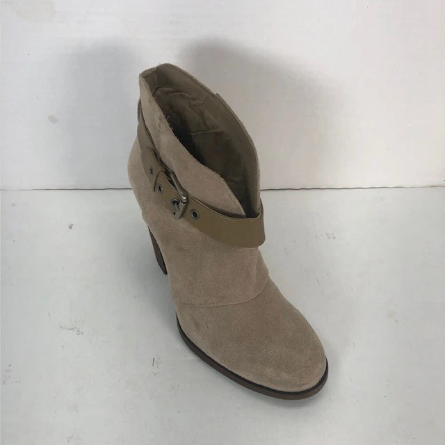 Jessica Simpson Keri Ankle Boots Womens Size 10M Beige Brown Suede Booties - NEW - Image 2 of 4