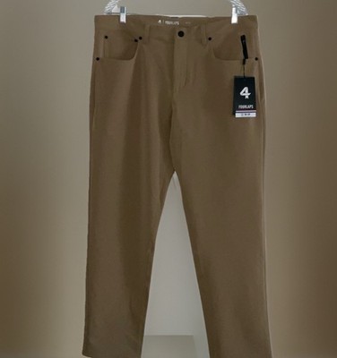 FOURLAPS 4 TRAVERSE STRAIGHT PERFORMANCE ATHLETIC FIT ACORN PANTS 36x30 NWT