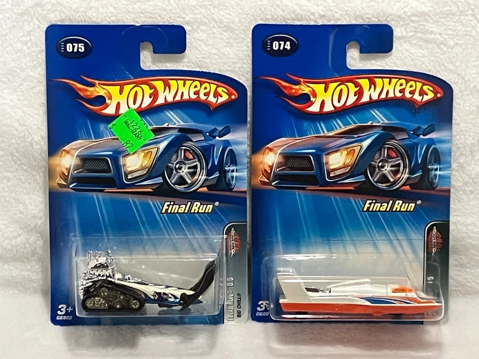 HOT WHEELS '05 (4) FINAL RUNS BUICK WILDCAT, THOMASSIMA II, HYDROJET, BIG CHILL - Image 4 of 4