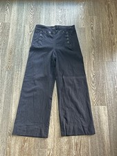 VTG WWII Sailor Pants 30x27 Flannel Wool Bell Bottom Military Nautical RARE