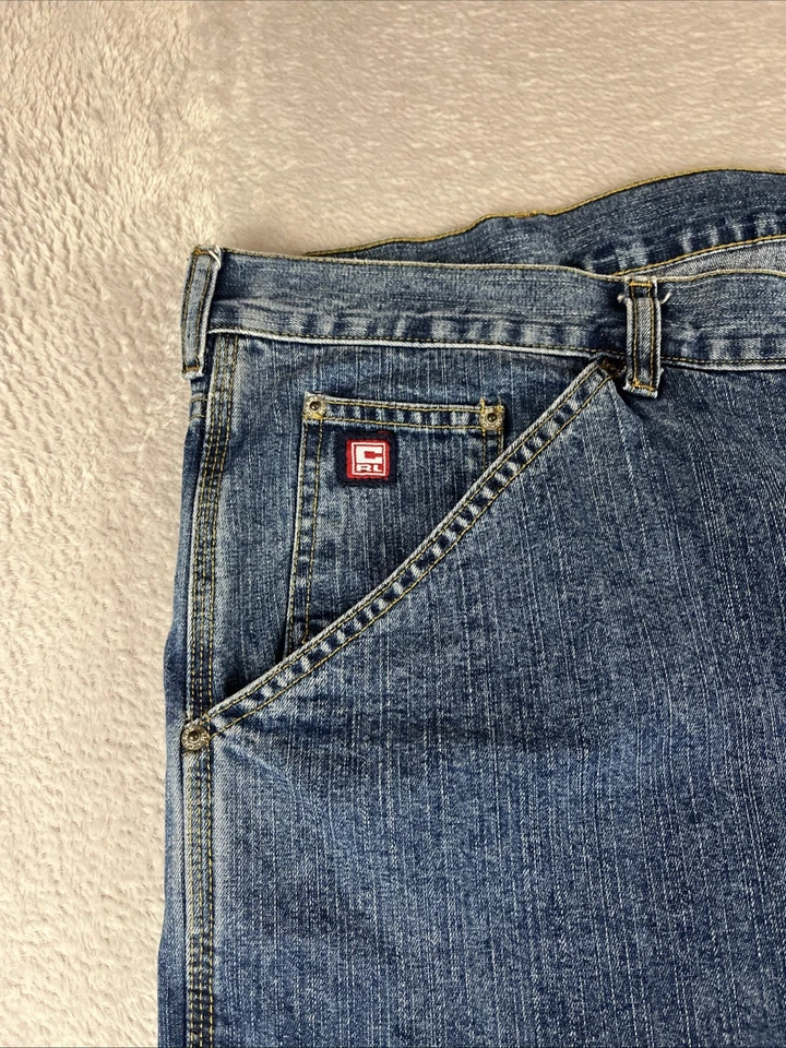 Chaps Ralph Lauren mens Blue denim medium wash shorts size 48 - Image 4 of 4