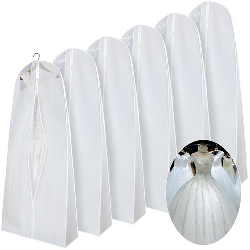 6 Pack Wedding Dress Garment Bag, 71'' Long Gown Dress Garment Bag eBay