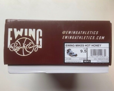 Patrick Ewing 33 Mid Navy/Red/Gum Basketball Shoes