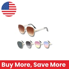 Multipack Trendy Gradient Sunglasses - Brown, Gray, Pink Variations