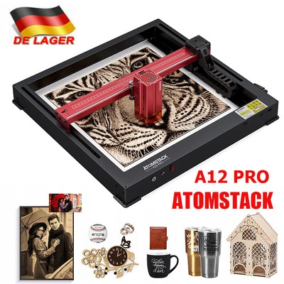 ATOMSTACK A12 Pro 12W hochpräzise Laser-Graviermaschine Schneidemaschine CNC