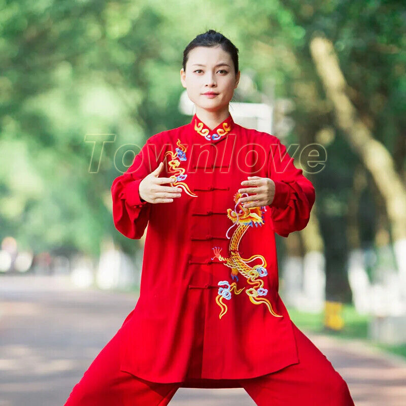Tai Chi Uniforms Kung Fu Clothing Martial Arts Clothes Wushu Embroidery