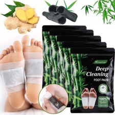 10-200xFoot Detox Patches Pads Toxins Deep Cleansing Herbal Organic Slimming Pad