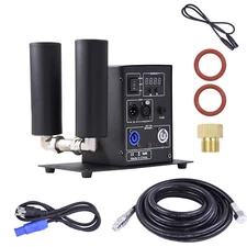 Co2 Jet Fog Machine Cannon 2Head Smoke Column Mister For DJ Stage Show Party DMX