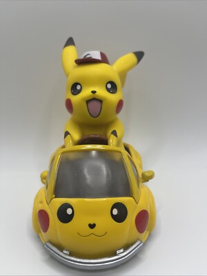 Pikachu Mobile Collectible Car Action Figure Pika Taxi PVC