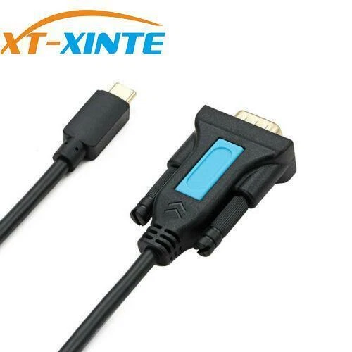 XT-XINTE 1.5m USB-C to RS232 DB9 Male Serial Adapter w/ Female-Female Connector - Image 4 of 4