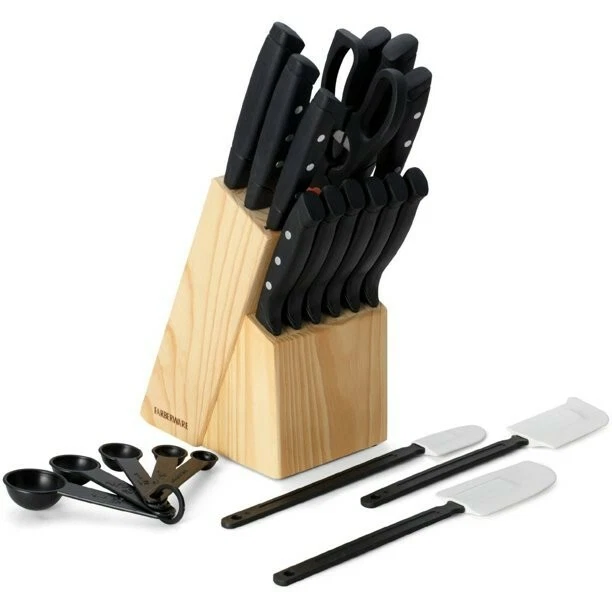 Farberware Wave Edge 22 Piece Knife Block Set