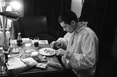 Alain Delon BTS behind The Scenes 8x12 giclee photo