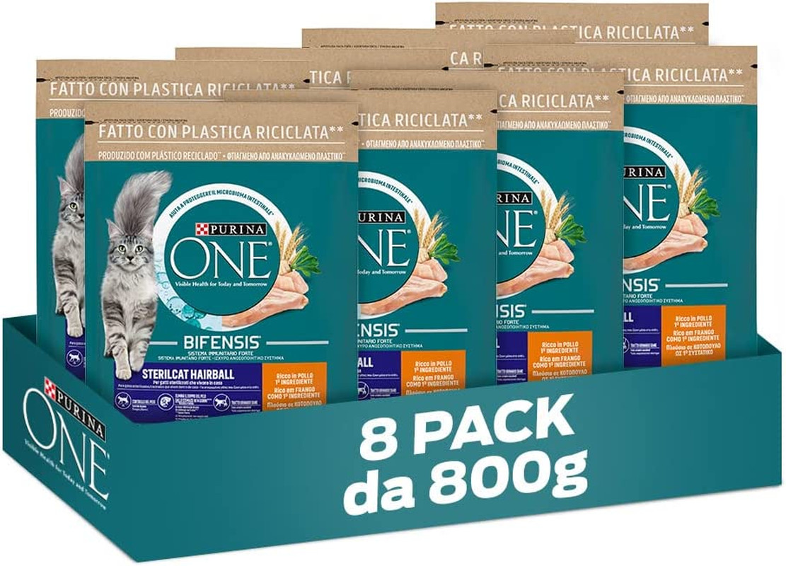 Crocchette Gatto Pollo e Cereali Integrali 8 Pezzi 800g Salute e Gusto