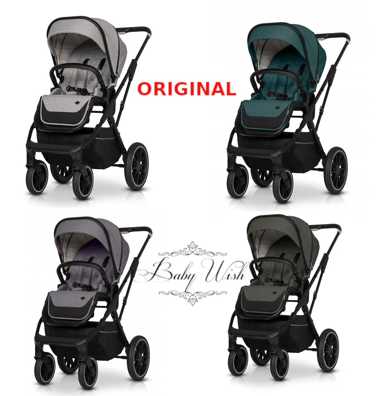 CAVOE AXO COMFORT KIDS PRAM STROLLER PUSHCHAIR
