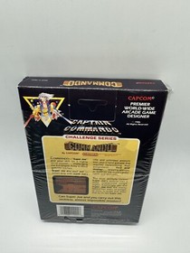 Commando 5 Screw Hang Tab Nintendo Nes Complete CIB Near Mint In Cello!