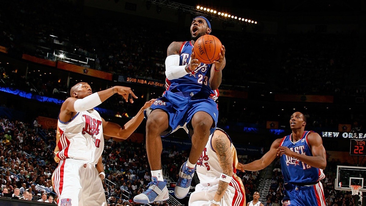 LeBron James 2008 NBA ALL STAR GAME Jersey Men S Adidas New Rare